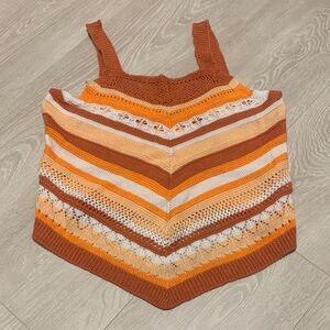 No Boundaries Multicolor Striped Tank Top